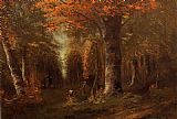 The Forest in Autumn by Gustave Courbet